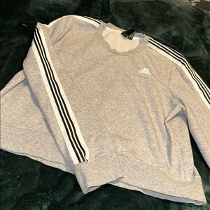 Adidas Women’s Gray Crewneck